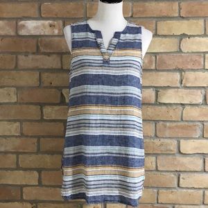 Beach lunch lounge stripped blouse